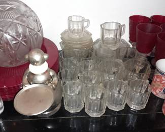 Clear Glass Teacups