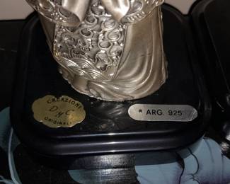 Sterling Silver Figurines W/ Tag & COA