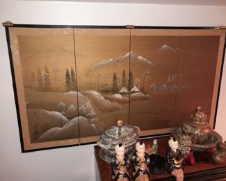 Asian Wall Mounted Screen