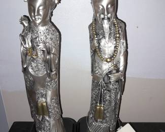 Sterling Silver Figurines W/ Tag & COA