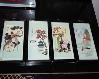 Asian Hardstone Wall Art