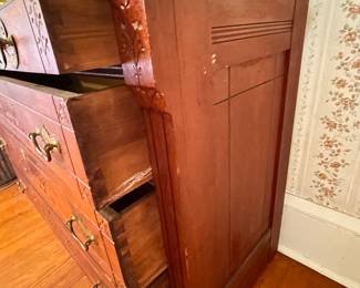 Detail pic, Antique Eastlake Dresser 