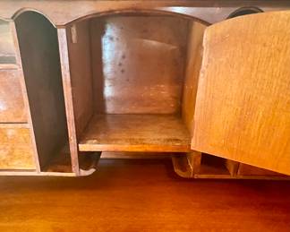 Detail pic, drop down desk. 