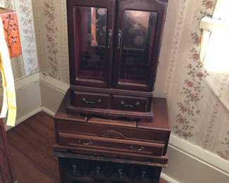 Vintage jewelry boxes