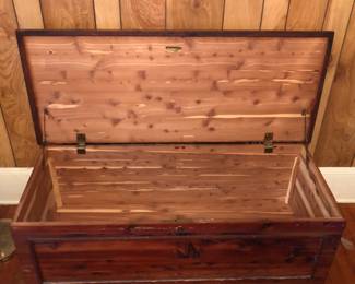 Vintage Cedar Hope chest 
