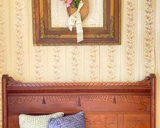 Detail pic, Eastlake Double bed headboard 