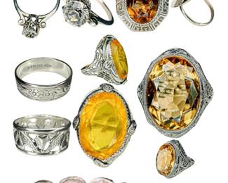 Antique - Modern Sterling Silver Jewelry