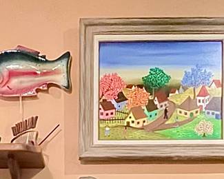 A. Kowalski Painting
Napco Ceramic Fish Platter 