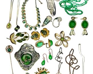 Antique - Modern Sterling, Costume & Gold Filled Jewelry