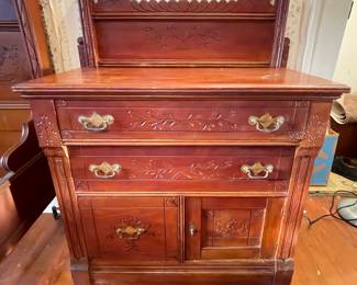 Antique Eastlake Nightstand 
