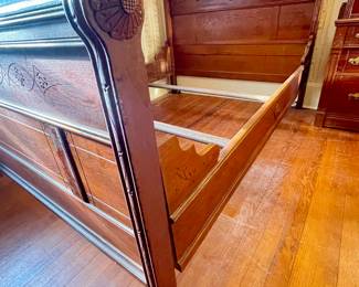 Detail pic, Antique Eastlake double bed