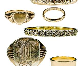 Antique - Modern Fine Yellow Gold Jewelry