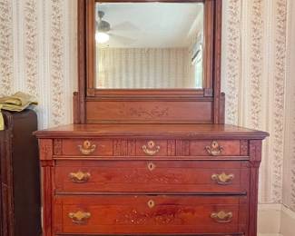 Antique Eastlake nightstand 