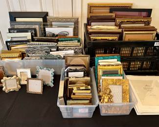 Large selection of frames