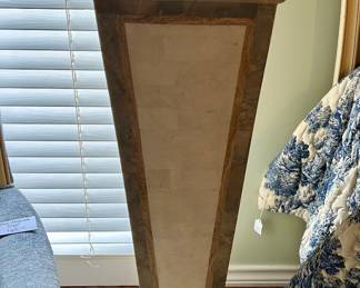 Fantastic Maitland Smith Stone Pedestal/ Plant Stand