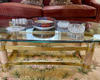 Vintage Italian Designer Tommaso Barbi Coffee Table