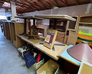 Small restaurant tables.