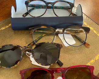 Warby Parker Glasses “Downing” “Remy” “Haskell” “Webster”