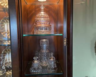 Waterford Rose Bowl, Waterford Capitol Biscuit Jar,