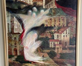 Boris Amstislabski “Temptations” Painting 