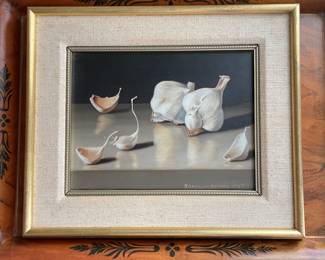 Randolph Brooks “Garlic” Still Life Painting 