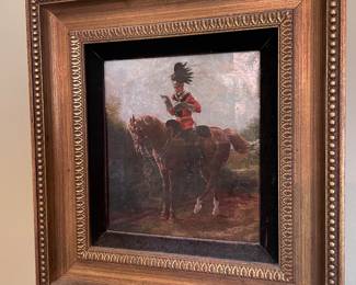 English Soldier Painting