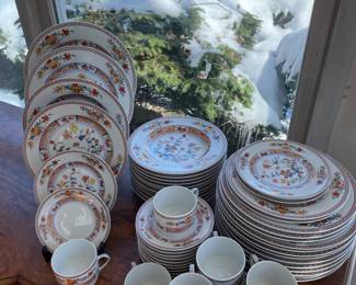 55pc Set of Bernardaud "Pondiechery" Dishes