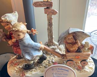 Hummel "Autumn Time" with Stand and Box