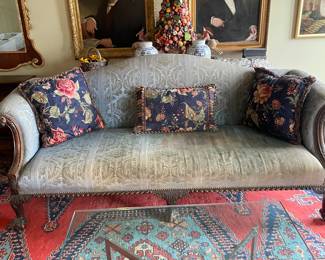 Antique Camelback Sofa