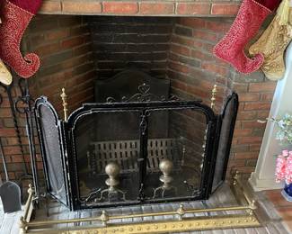 Brass Fireplace Fender