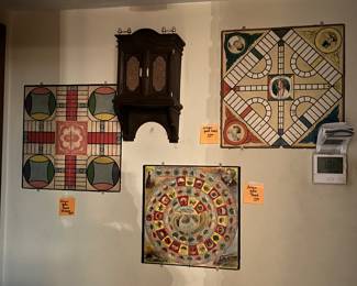Antique game boards