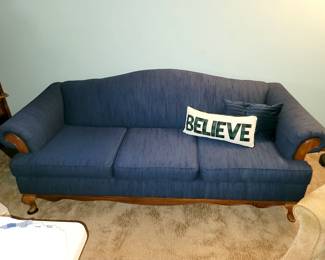 Navy blue sofa $70 (sale price)