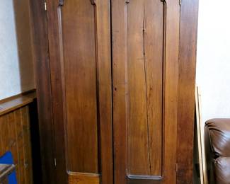 Large antique wood cabinet $75 sale price