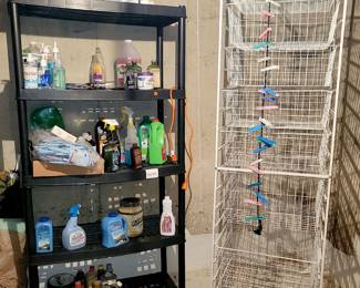 Elpha storage racks (2) stacked. $20 ea sale price