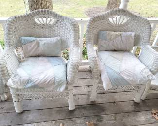 Wicker chairs $10 ea sale price