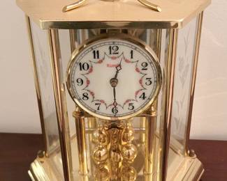 Vintage brass Kundo Anniversary clock