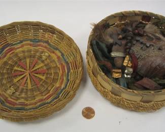 CLOTH COVERED DOLL FIGURE WITH NAILS FROM THE COLLECTION OF FIBER ARTIST DONNA PRICHARD