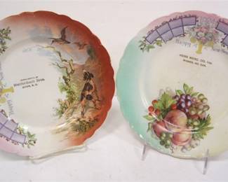 TWO 1924 CALENDAR ADVERTISING PLATES