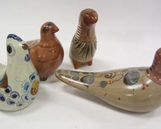 MEXICAN POTTERY BIRDS