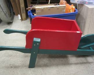 GRANDAD's TOY SHOP WOOD WHEELBARROW