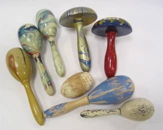 PAINTED DARNING EGGS