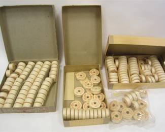 PRE LOADED WOOD BOBBINS