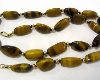 TIGER'S EYE NECKLACE