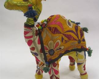 INDIA FOLK ART EMBROIDERED CLOTH CAMEL