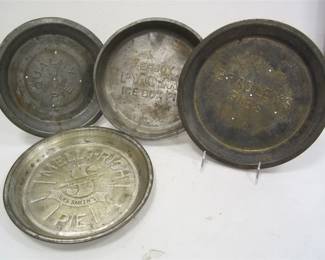 ADVERTISING PIE TINS