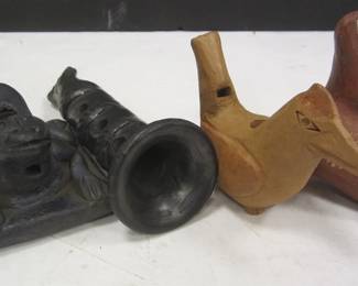 SOUTH AMERICAN CLAY WHISTLES
