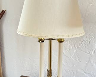 Frederick Cooper Brass Candlestick Table Lamp. Photo 2 of 3.