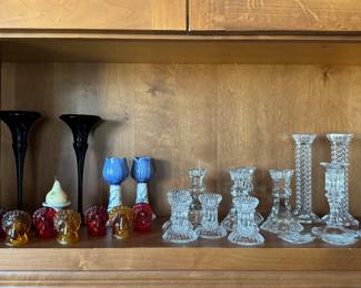 Crystal Candleholders and Turkey Candleholders.