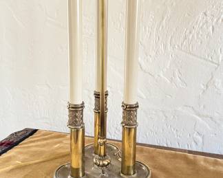 Frederick Cooper Brass Candlestick Table Lamp. Photo 3 of 3.