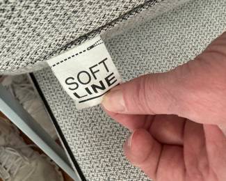 Design Within Reach Soft-Line Twilight Sleeper Sofa. Measures 28¾" H 78¾" W 34¾" D. Slipcover is Removable For Cleaning. Photo 3 of 3.